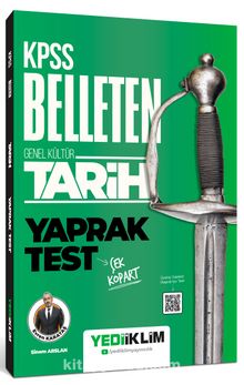 KPSS Genel Kültür Belleten Tarih Çek Kopart Yaprak Test kitap kapağı