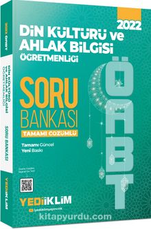 2022 ÖABT Din Kültürü ve Ahlak Bilgisi Öğretmenliği Tamamı Çözümlü Soru Bankası kitap kapağı