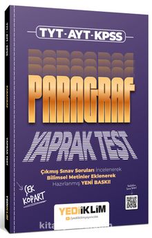 TYT-AYT-KPSS Paragraf Çek Kopart Yaprak Test kitap kapağı