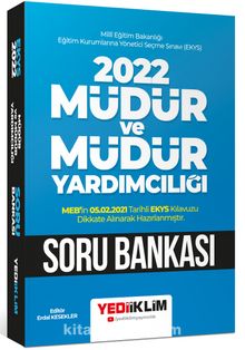 2022 MEB-EKYS Müdür Ve Müdür Yardımcılığı Soru Bankası kitap kapağı