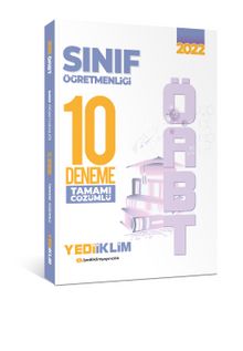 2022 ÖABT Sınıf Öğretmenliği Tamamı Çözümlü 10 Deneme kitap kapağı