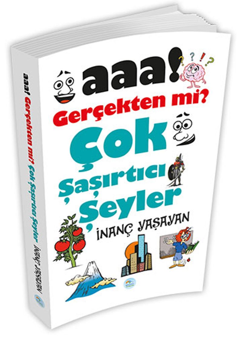 Aaa! Gerçekten mi? Çok Şaşırtıcı Şeyler kitap kapağı