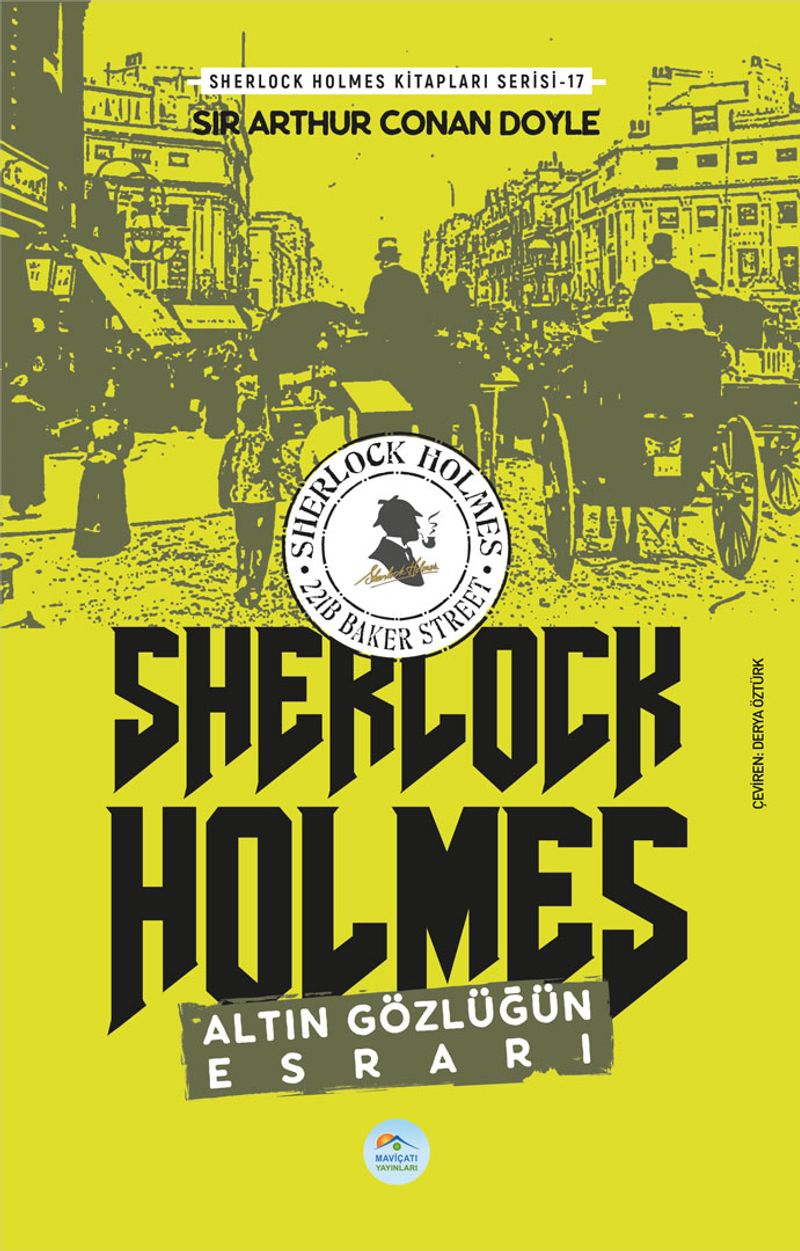 Altın Gözlüğün Esrarı / Sherlock Holmes kitap kapağı