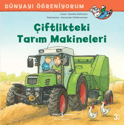 Çiftlikteki Tarım Makineleri Dünyayı Öğreniyorum kitap kapağı