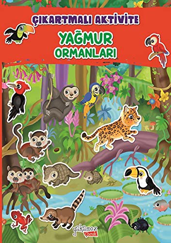 Yağmur Ormanları / Çıkartmalı Aktivite kitap kapağı