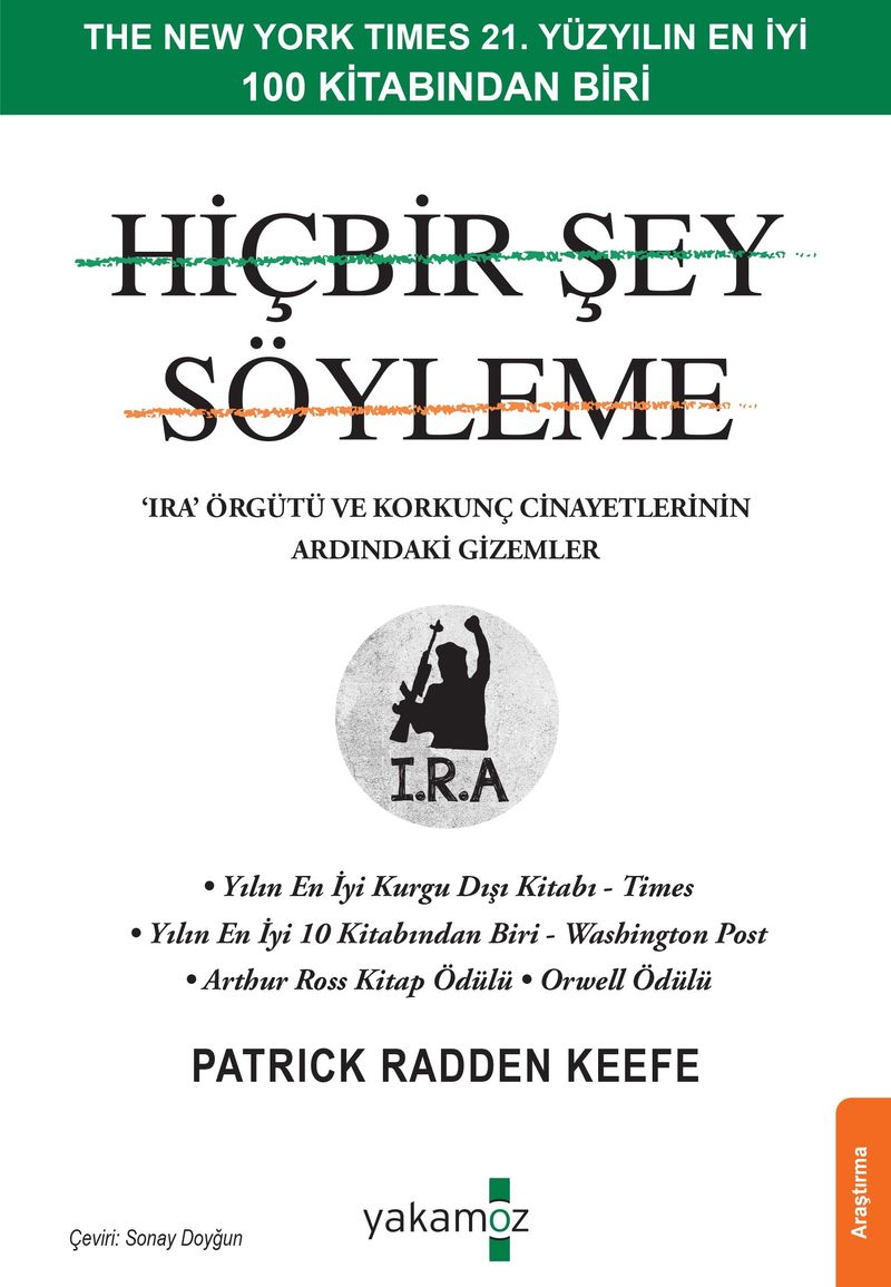 Hiçbir Şey Söyleme kitap kapağı