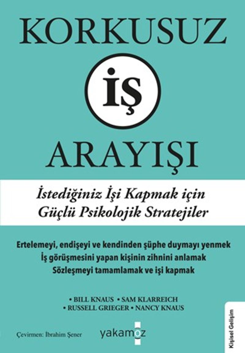 Korkusuz İş Arayışı kitap kapağı
