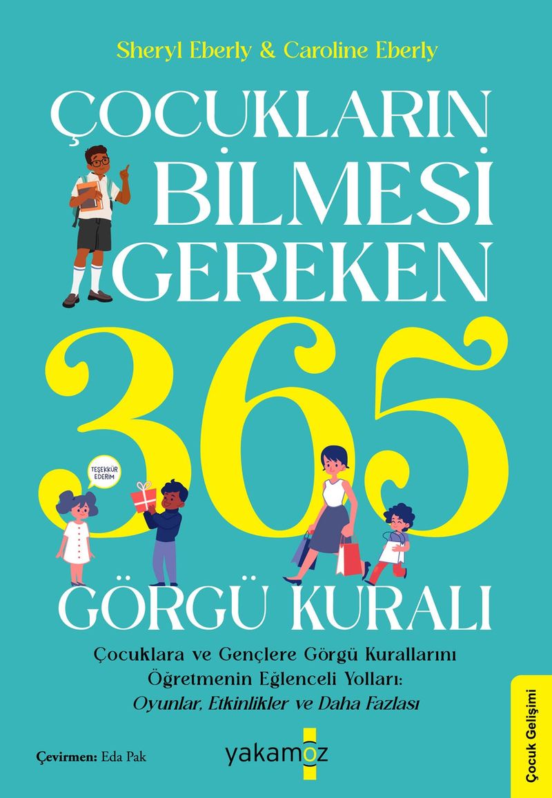 Çocukların Bilmesi Gereken 365 Görgü Kuralı kitap kapağı