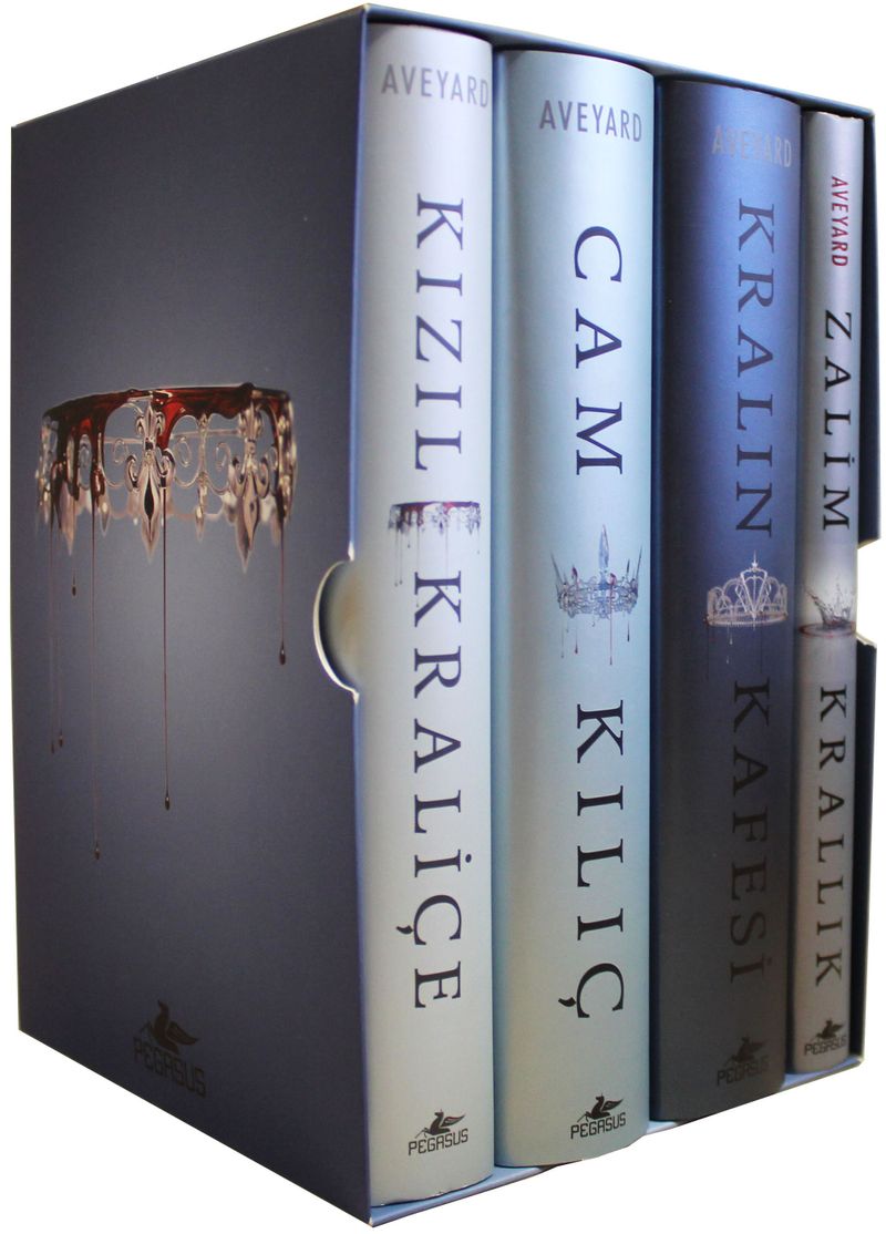 Kızıl Kraliçe Serisi (Kutulu Özel Set Ciltli 4 Kitap) kitap kapağı