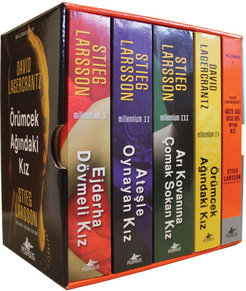 Millennium Serisi Kutulu Özel Set (5 Kitap) kitap kapağı