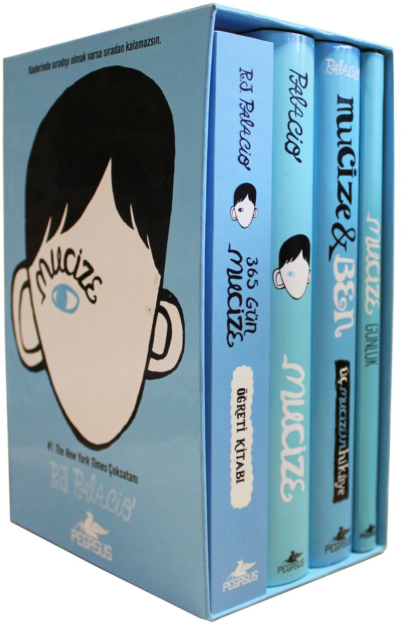 Mucize - Mucize ve Ben - 365 Gün Mucize - Mucize Günlük (Kutulu Özel Set - Ciltli 4 Kitap) kitap kapağı