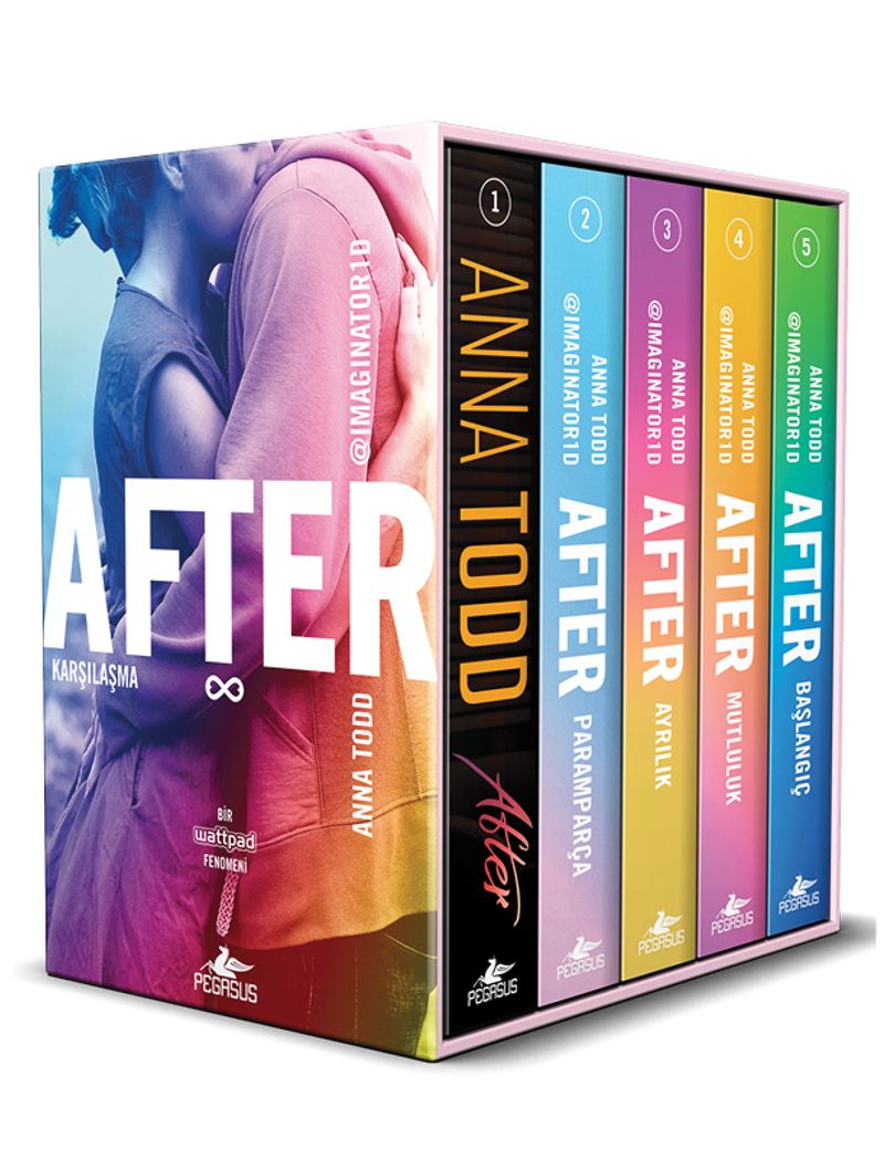After Serisi Kutulu Özel Set (5 Kitap) kitap kapağı
