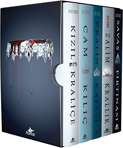Kızıl Kraliçe Serisi Ciltli Kutulu Özel Set (5 Kitap) kitap kapağı