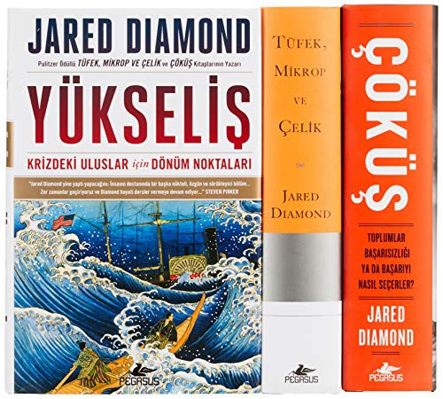 Tüfek, Mikrop ve Çelik Üçlemesi Kutulu Özel Seti (3 Kitap) (Ciltli) kitap kapağı