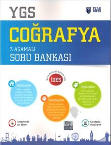 YGS Coğrafya 3 Aşamalı Soru Bankası kitap kapağı