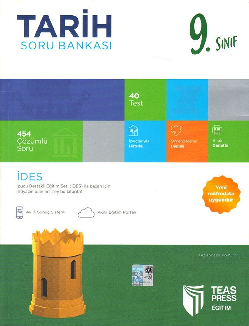 9. Sınıf Tarih Soru Bankası (Yeni Müfredat) kitap kapağı