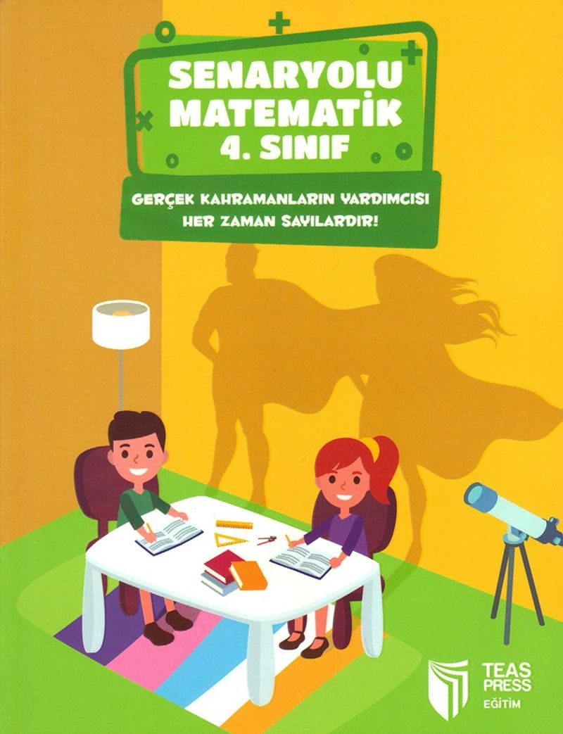 4. Sınıf Senaryolu Matematik kitap kapağı