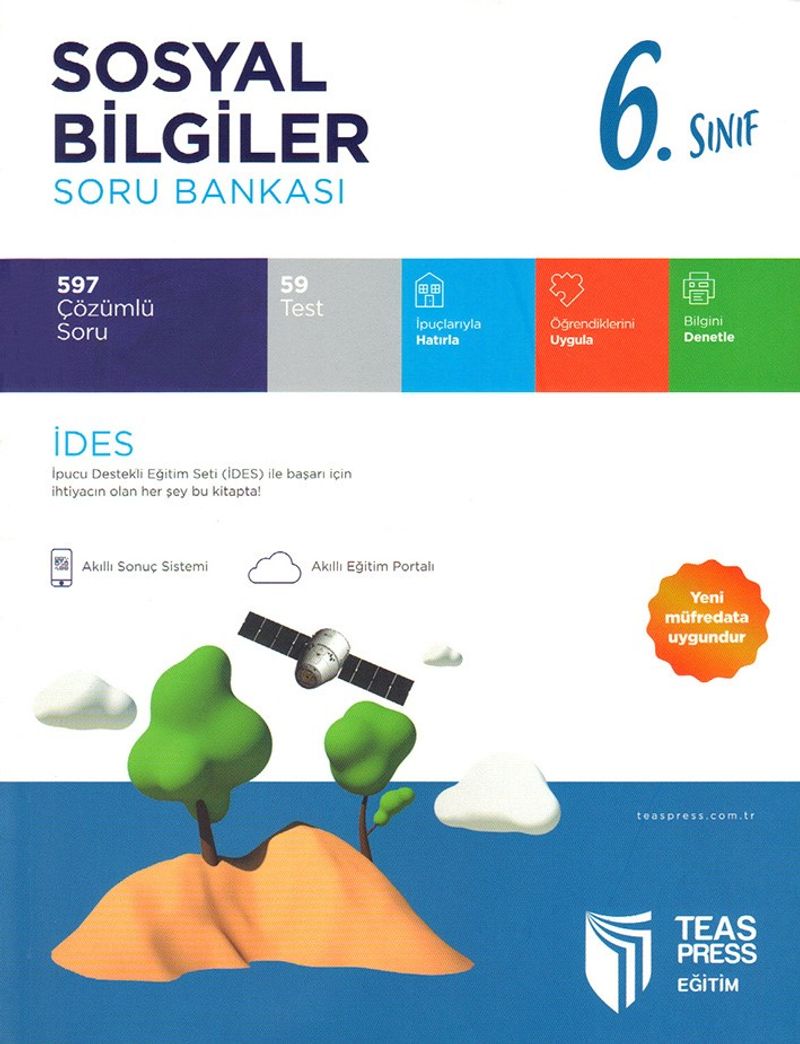 6. Sınıf Sosyal Bilgiler Soru Bankası (Yeni Müfredat) kitap kapağı