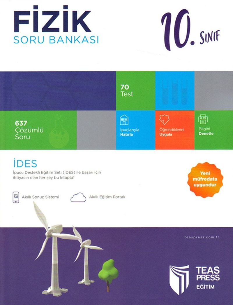 10. Sınıf Fizik Soru Bankası (Yeni Müfredat) kitap kapağı