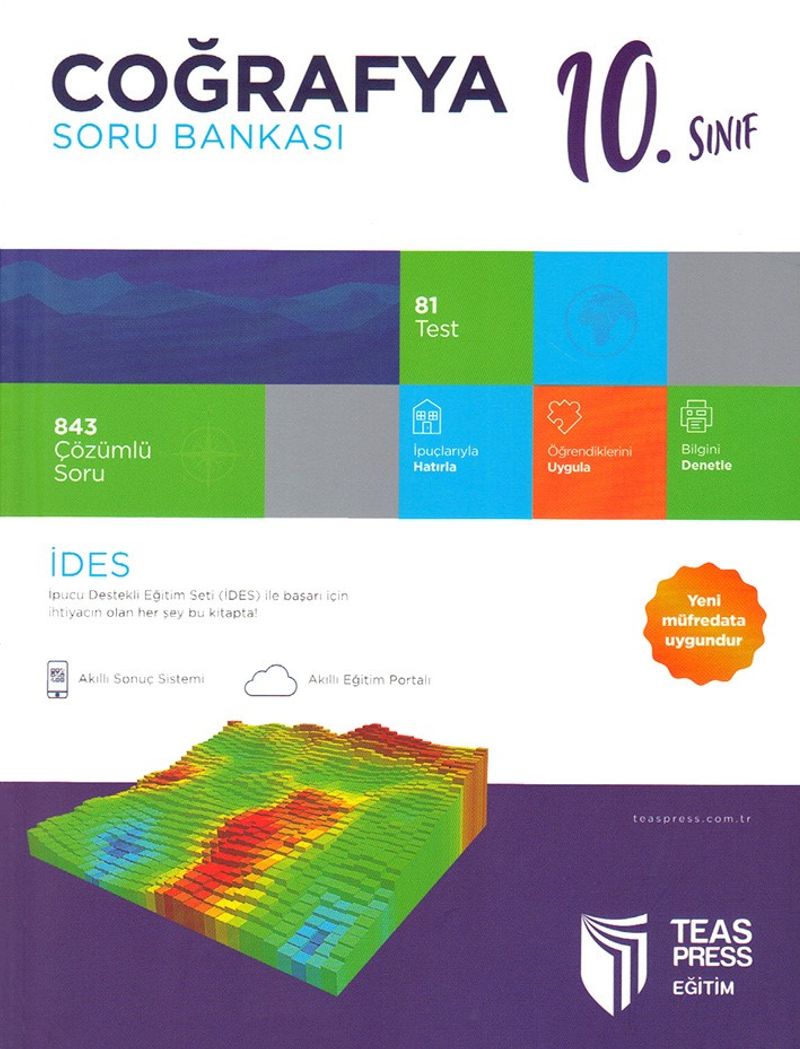 10. Sınıf Coğrafya Soru Bankası (Yeni Müfredat) kitap kapağı