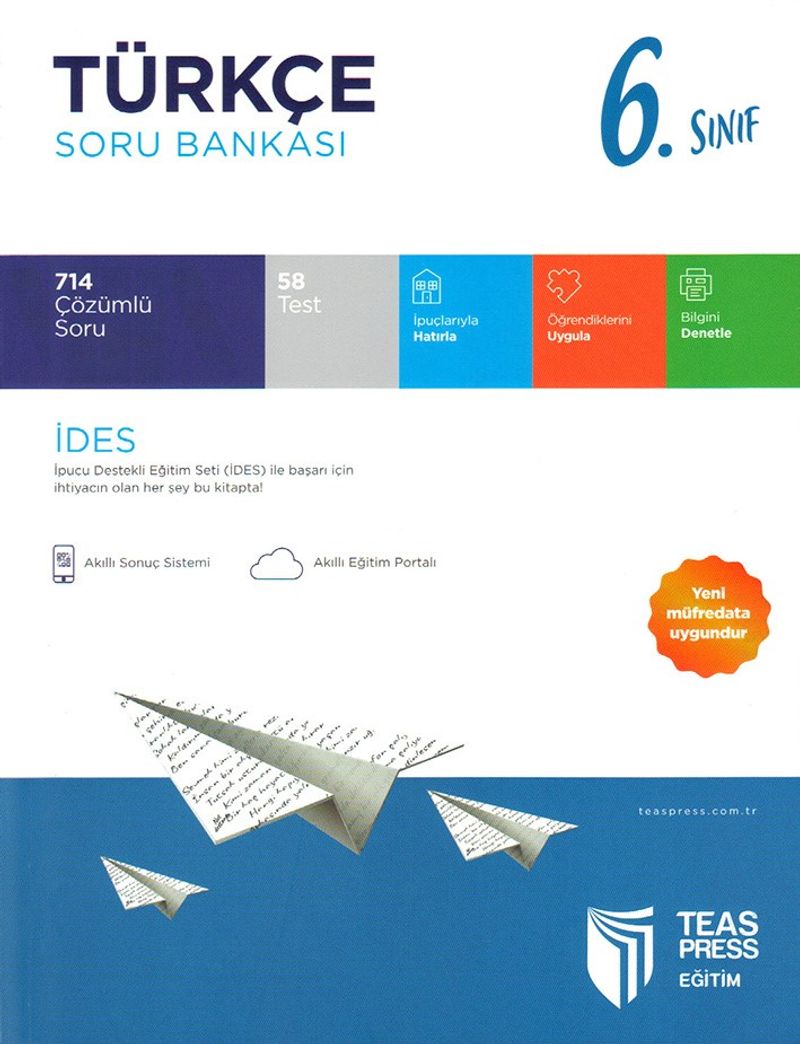 6. Sınıf Türkçe Soru Bankası (Yeni Müfredat) kitap kapağı