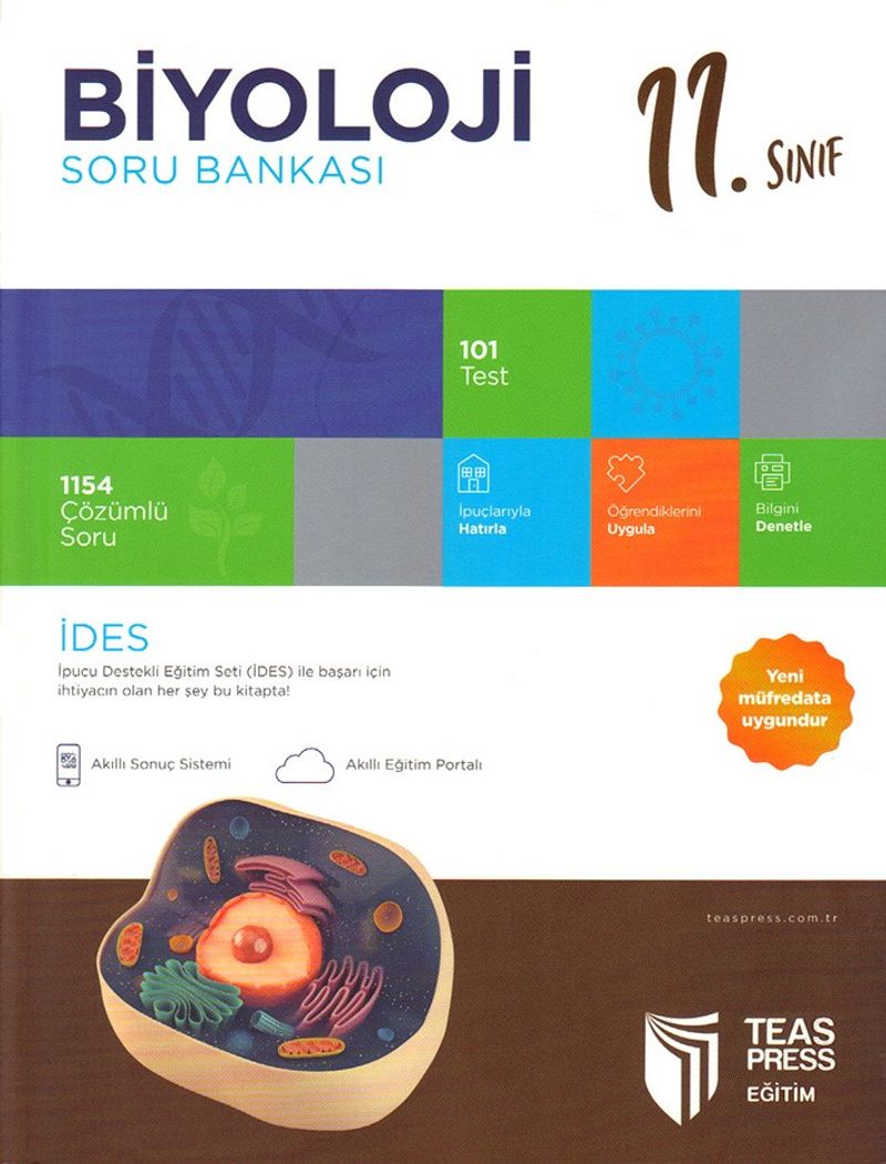 11. Sınıf Biyoloji Soru Bankası (Yeni Müfredat) kitap kapağı