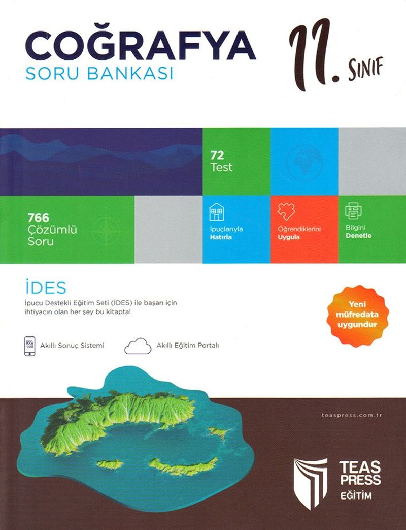 11. Sınıf Coğrafya Soru Bankası (Yeni Müfredat) kitap kapağı