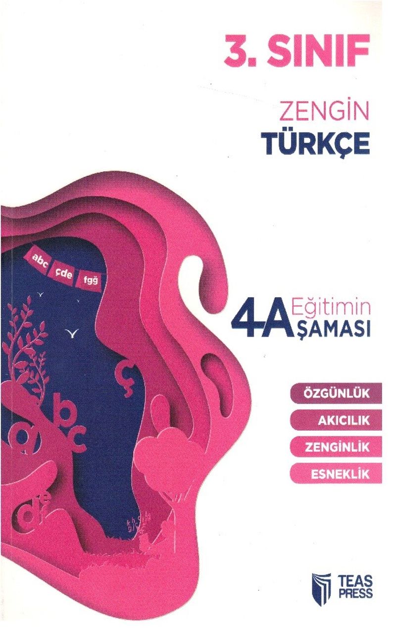 3. Sınıf Zengin Türkçe (4A Eğitim Şeması) kitap kapağı