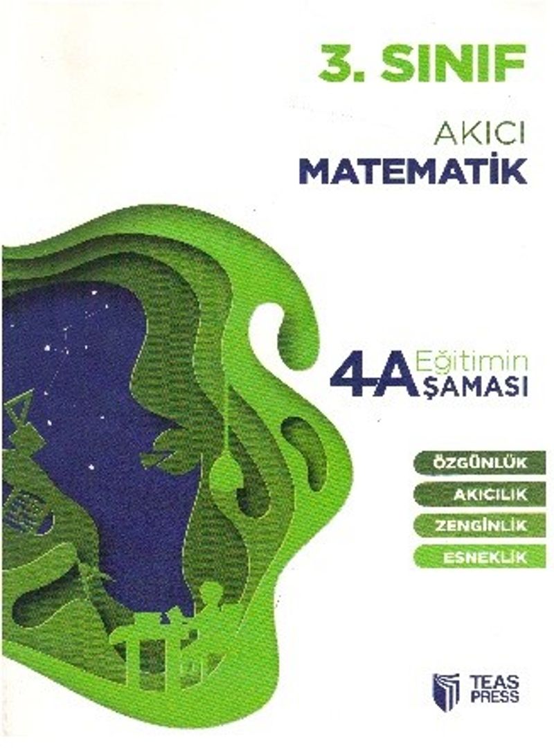 3. Sınıf Akıcı Matematik (4A Eğitim Şeması ) kitap kapağı