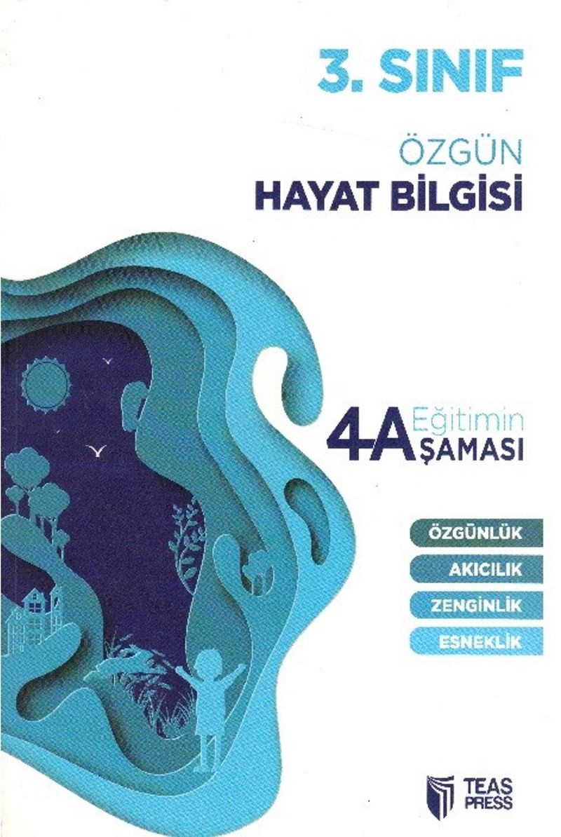 3. Sınıf Özgün Hayat Bilgisi (4A Eğitim Şeması ) kitap kapağı
