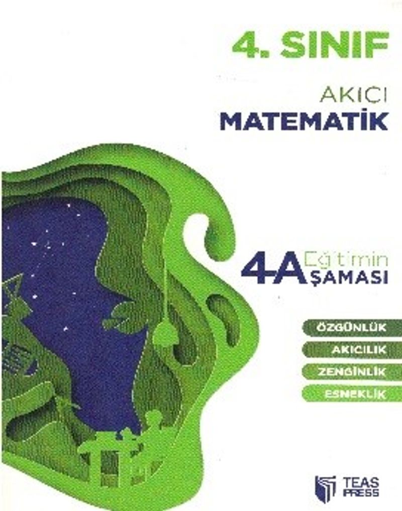 4. Sınıf Akıcı Matematik (4A Eğitim Şeması ) kitap kapağı