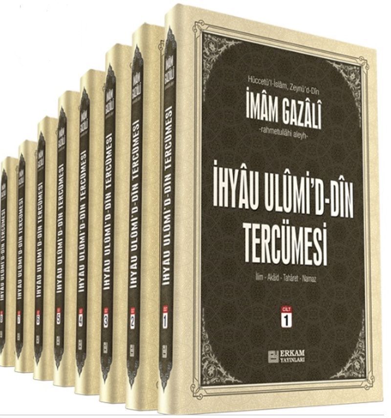 İhya-u Ulumid'd-Din Tercümesi Büyük Boy (8 Cilt) kitap kapağı
