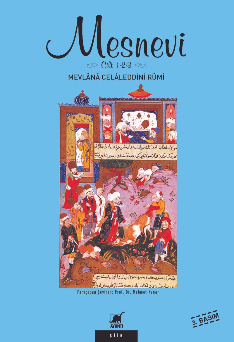 Mesnevi / Cilt 1-2-3 kitap kapağı