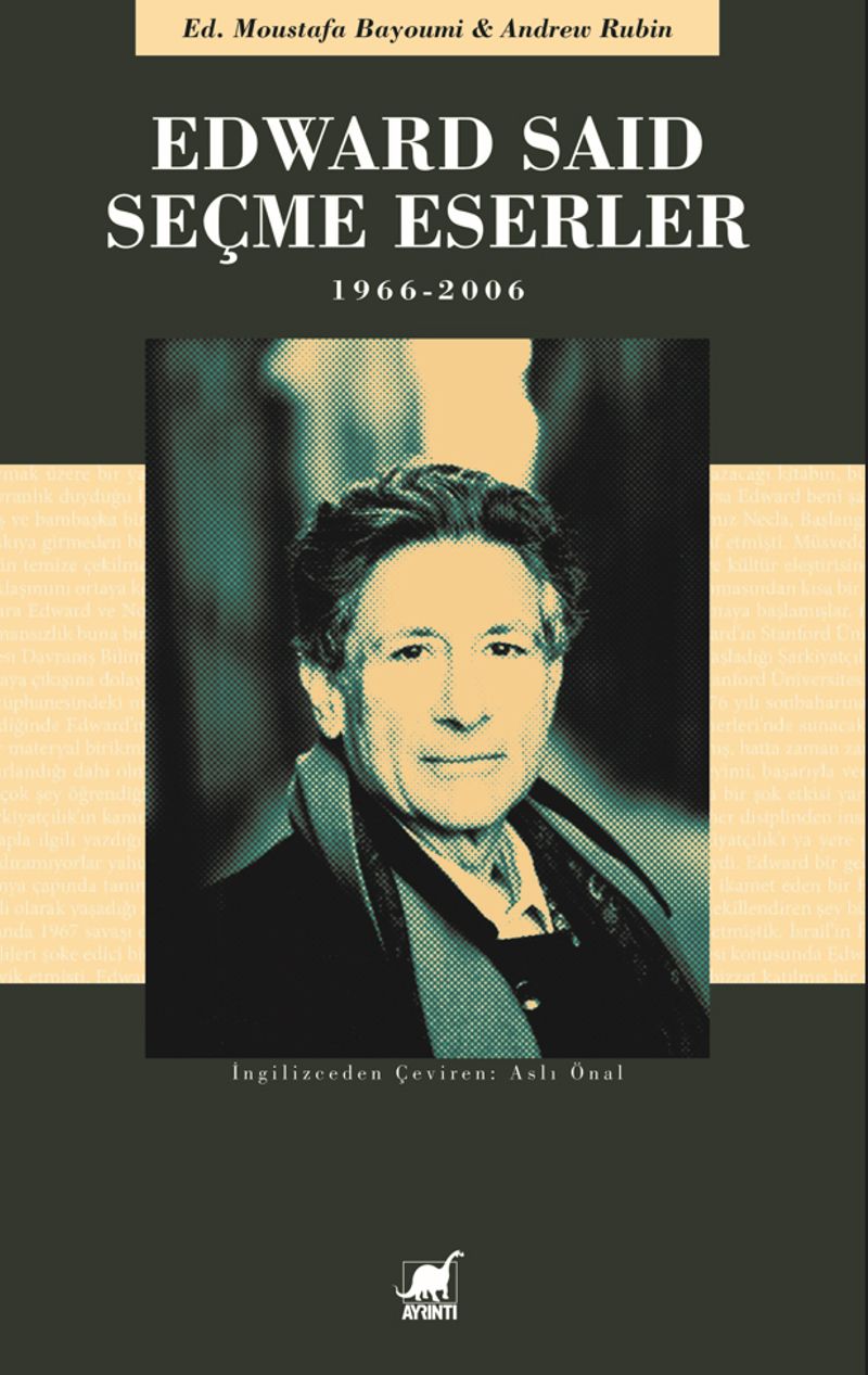 Edward Said Seçme Eserler (1966 - 2006) kitap kapağı