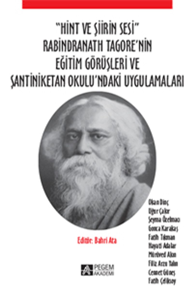 Hint ve Şiirin Sesi Rabindranath Tagore'nin Eğitim Görüşleri ve Şantiniketan Okulu'ndaki Uygulamaları kitap kapağı