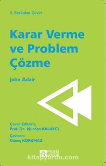 Karar Verme ve Problem Çözme kitap kapağı