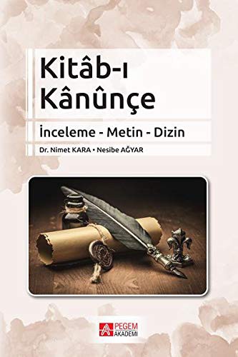 Kitab-ı Kanunçe İnceleme-Metin-Dizin kitap kapağı