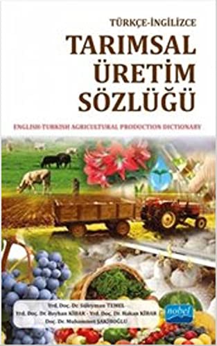 Türkçe-İngilizce Tarımsal Üretim Sözlüğü kitap kapağı