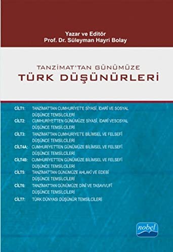 Tanzimat'tan Günümüze Türk Düşünürleri (7 Cilt - 8 Kitap) kitap kapağı