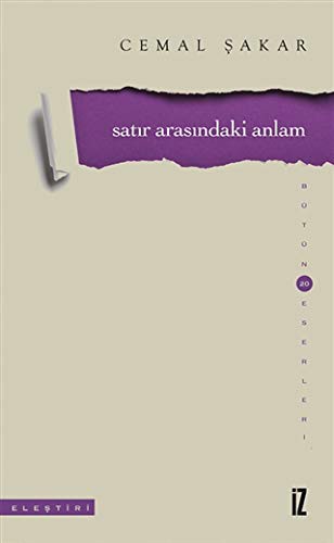 Satır Arasındaki Anlam kitap kapağı
