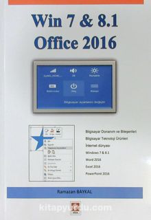 Win 7 - 8.1 Ofifce 2016 kitap kapağı