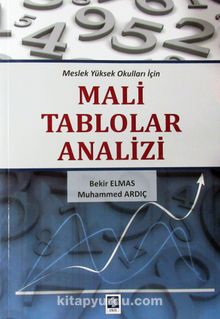 Meslek Yüksek Okulları İçin Mali Tablolar Analizi kitap kapağı