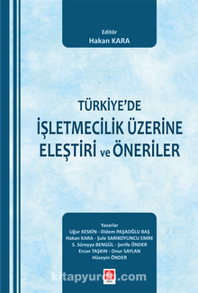 Türkiye'de İşletmecilik Üzerine Eleştiri ve Öneriler kitap kapağı