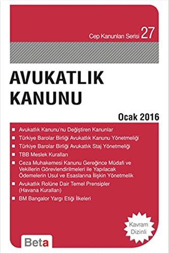 Avukatlık Kanunu kitap kapağı