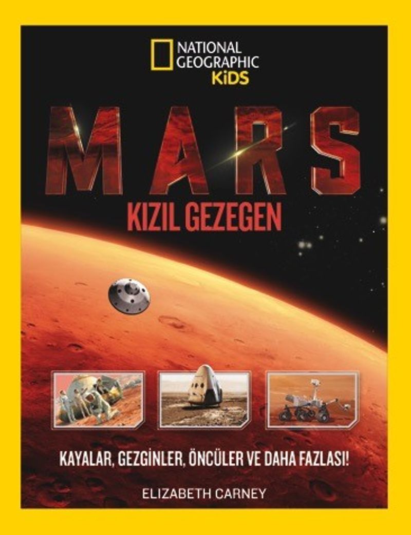 National Geographic Kids Mars: Kızıl Gezegen kitap kapağı