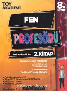8. Sınıf Fen Profesörü 2.Kitap DNA ve Genetik Kod kitap kapağı