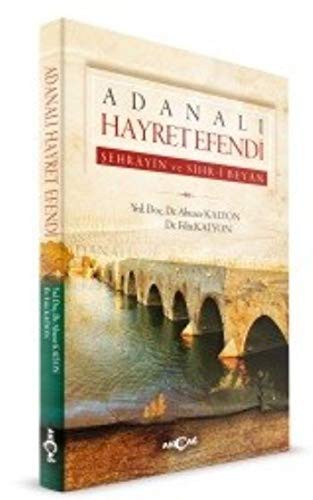 Adanalı Hayret Efendi kitap kapağı