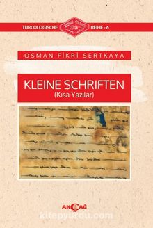 Kleine Schriften (Kısa Yazılar) kitap kapağı
