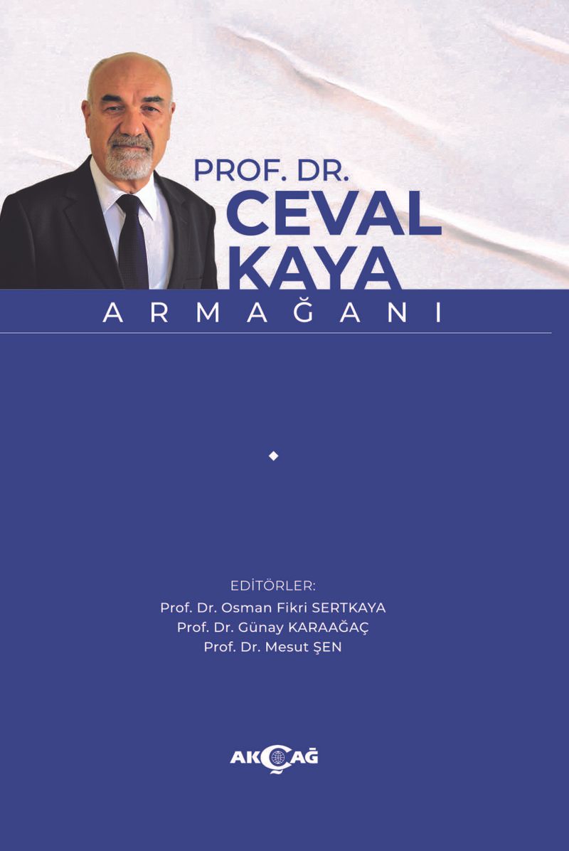 Prof. Dr. Ceval Kaya Armağanı kitap kapağı