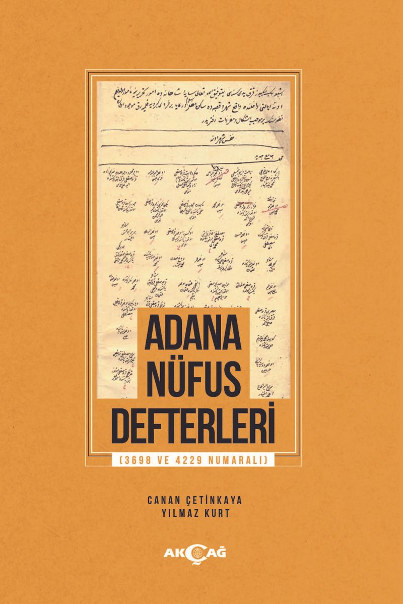 Adana Nüfus Defterleri kitap kapağı